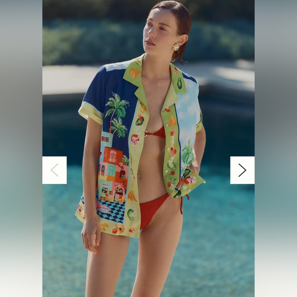 Seafolly Cuba Buttondown Shirt